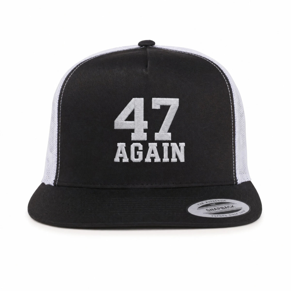Trucker Hat in Black/ White