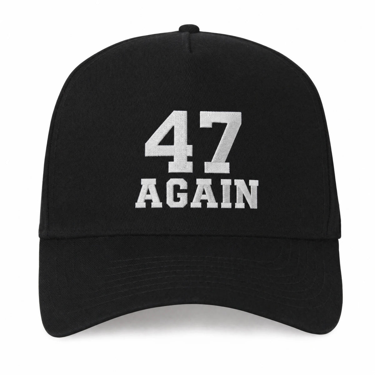47 Again Snapback Hat twill fabric and embroidery detail