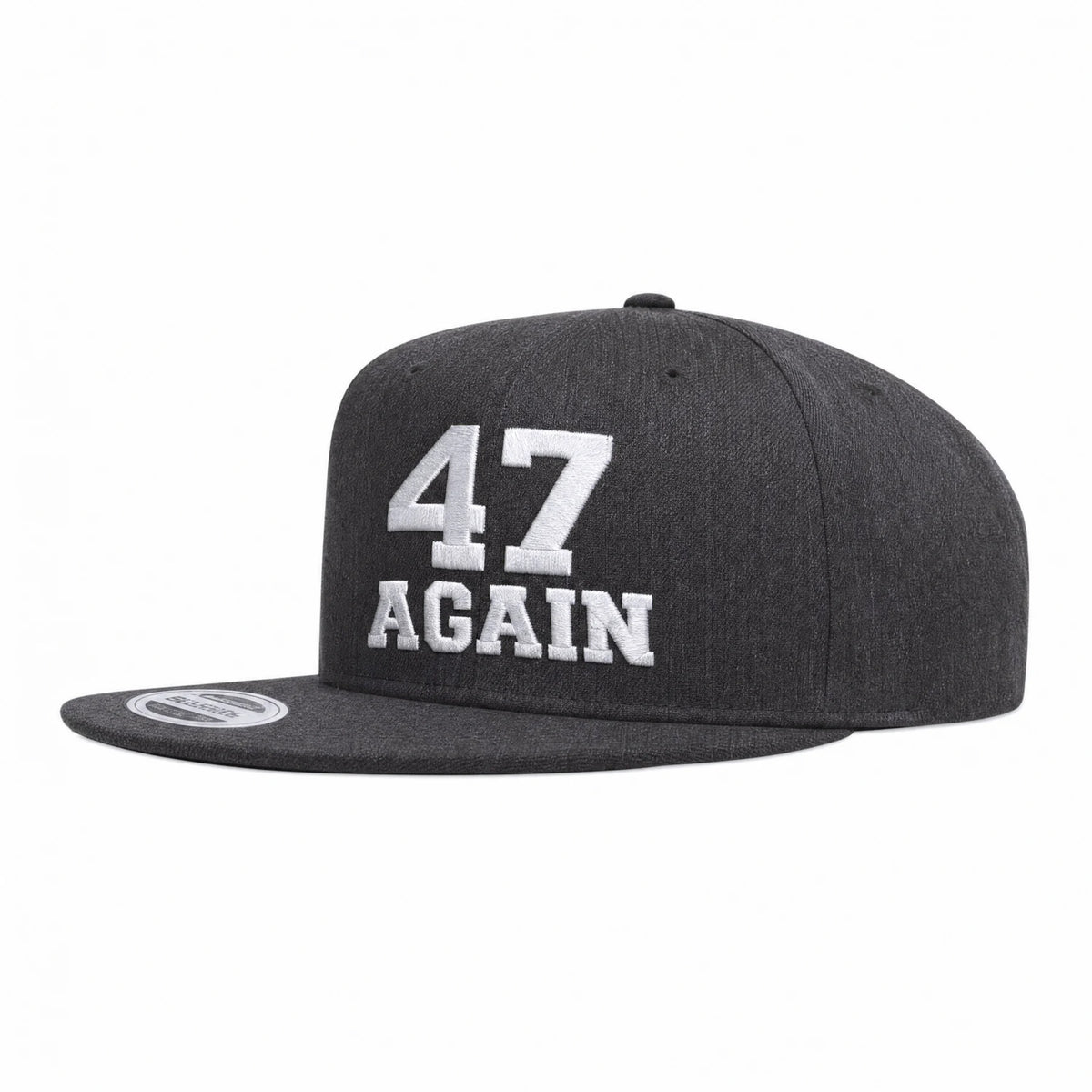47 Again Five-Panel Snapback Hat curved bill and color variation