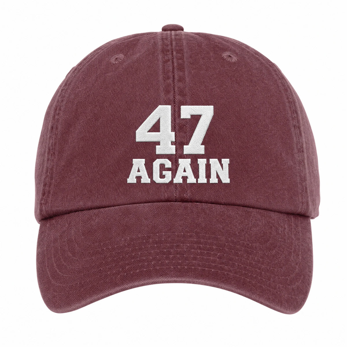 Dad Hat in Burgundy