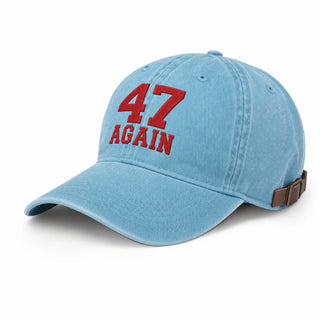 47 Again Pigment-Dyed Dad Hat