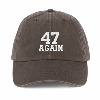 47 Again Pigment-Dyed Dad Hat
